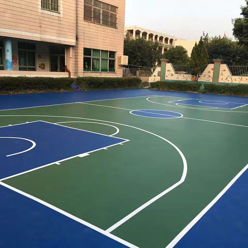 籃球場建設廠家，新國標籃球場施工建設標準